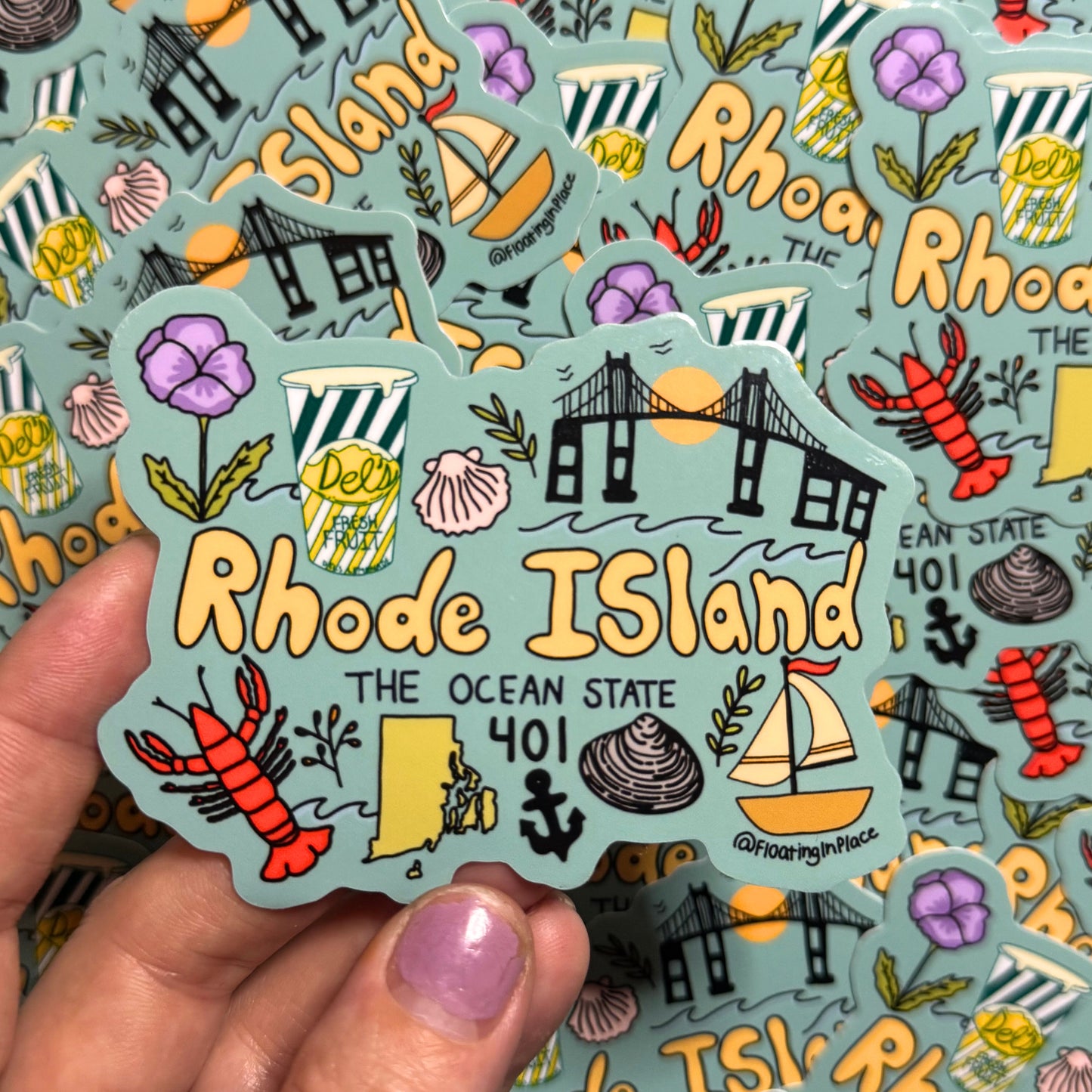 Rhode Island Sticker