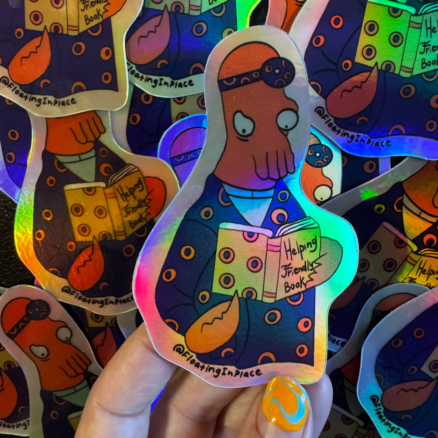 Zoidberg Phish Sticker
