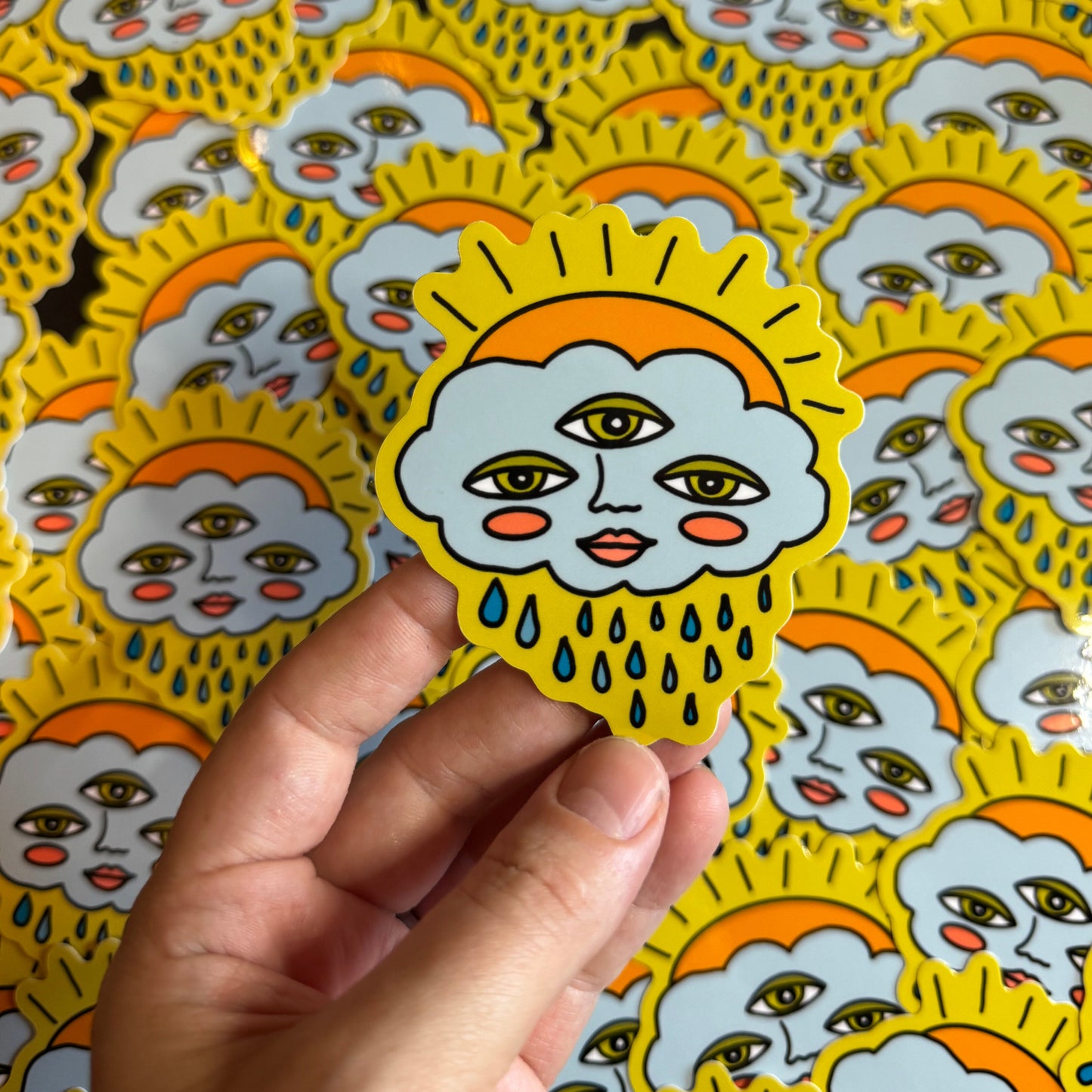 Cute Cloud Sticker