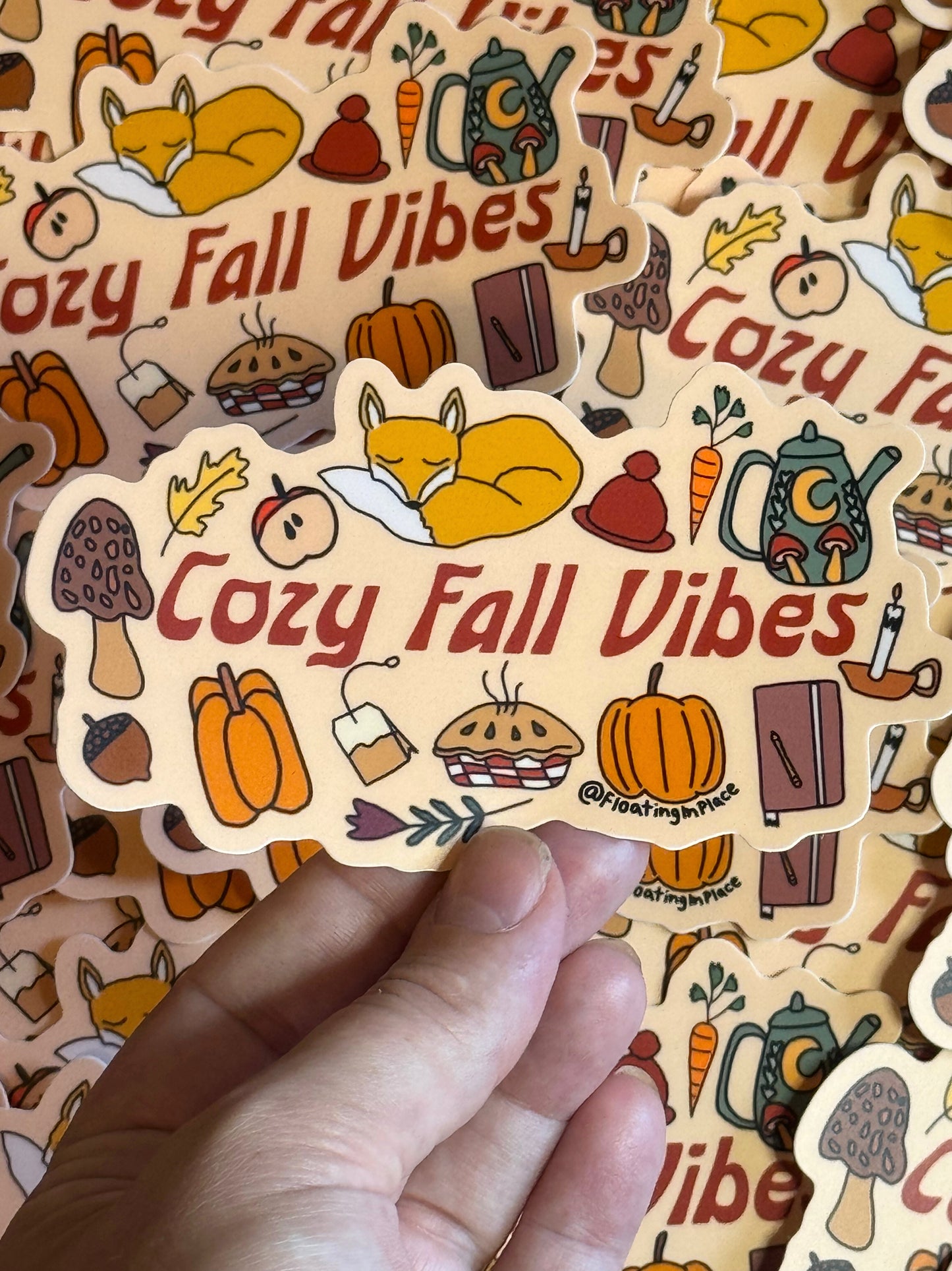 Cozy Fall Vibes Sticker
