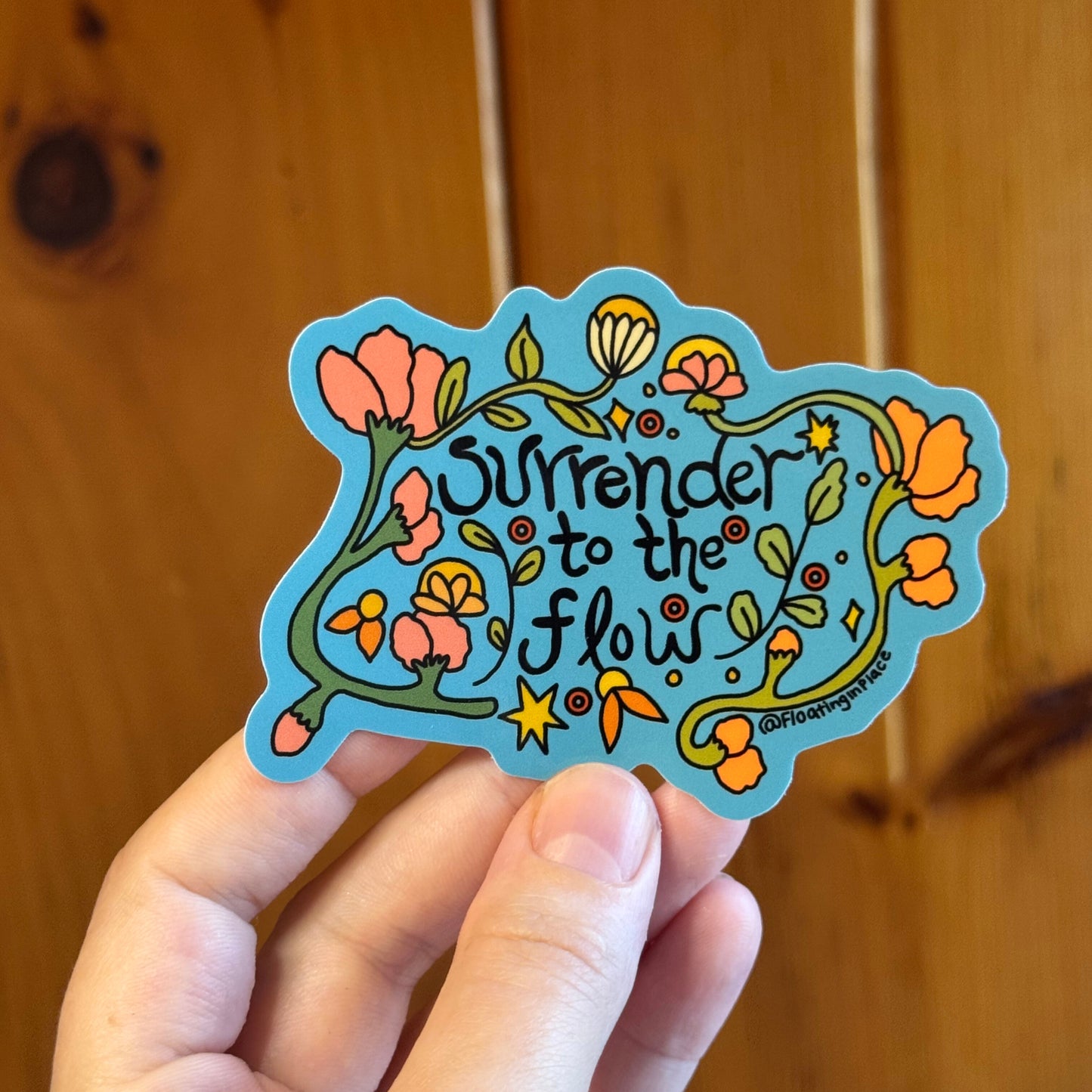 Surrender to the Flow Sticker