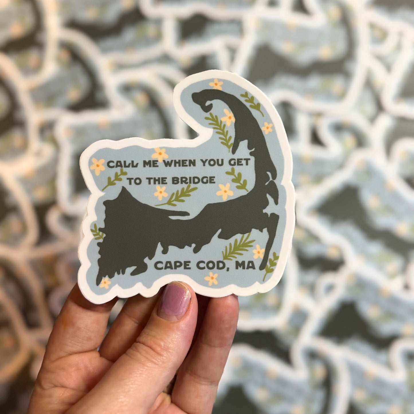 Call Me When You Get To The Bridge Sticker