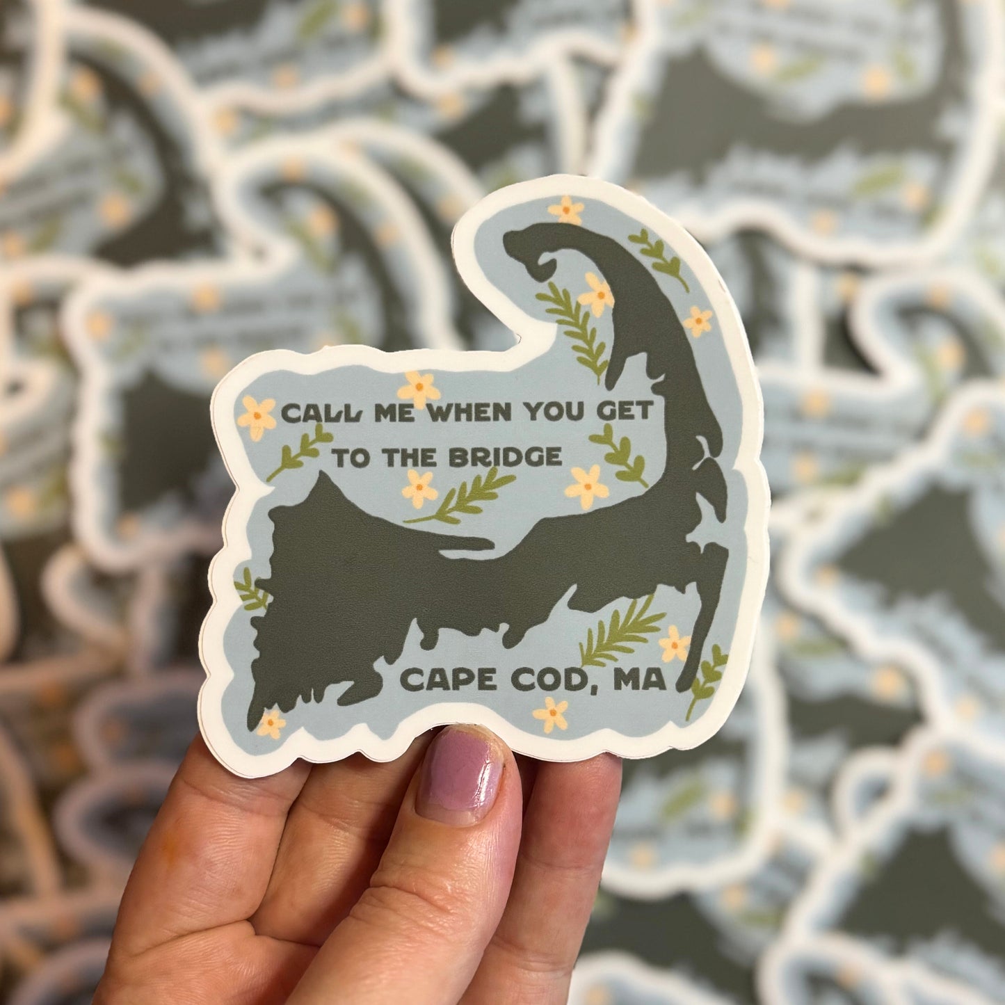 Call Me When You Get To The Bridge Sticker