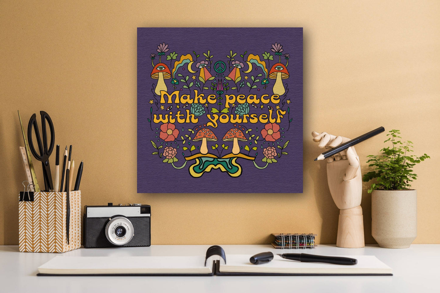 Make Peace With Yourself Art Print