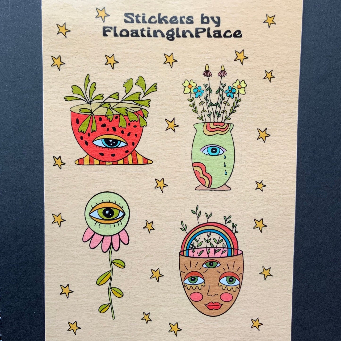 Groovy Plants Sticker Sheet