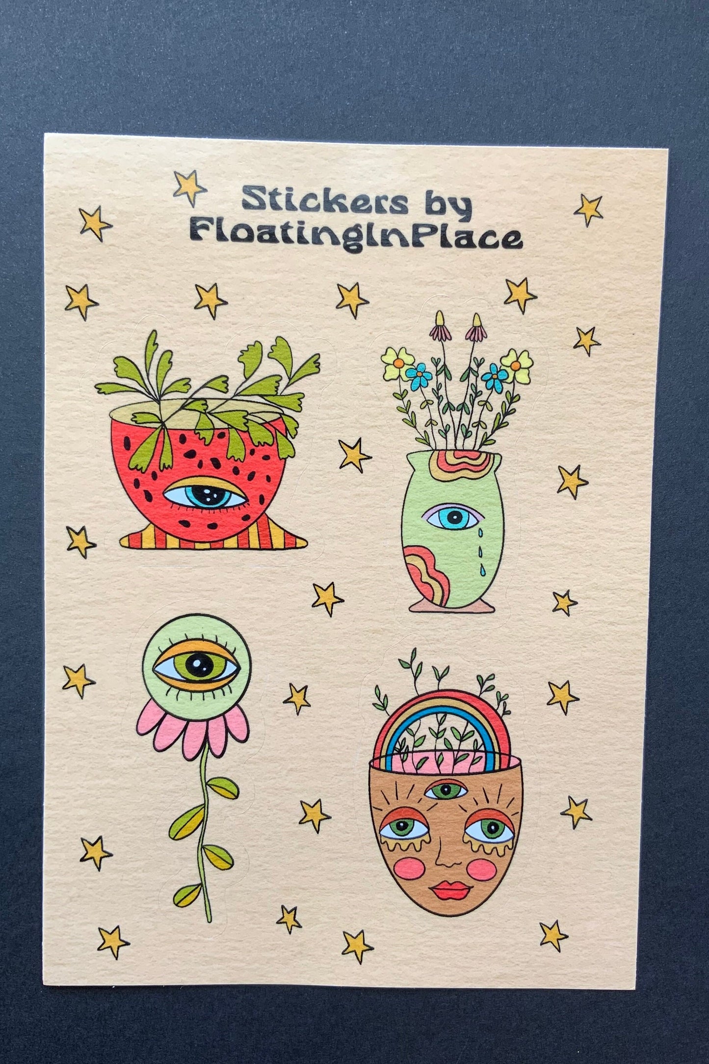 Groovy Plants Sticker Sheet