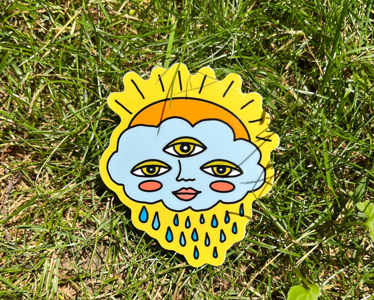 Cute Cloud Sticker