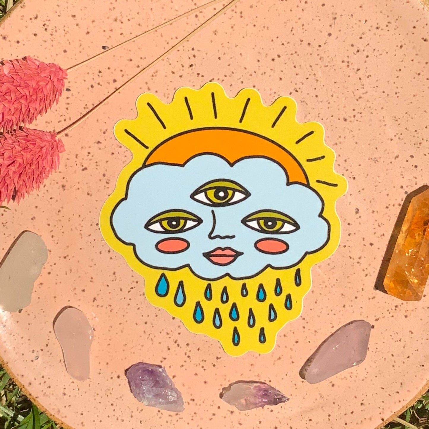 Cute Cloud Sticker